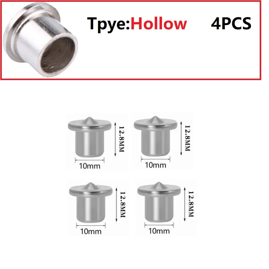 4pcs Dowel Centre Point Pin Set Wood Timber Marker Hole Tenon Center Set 6/8/10/12mm Hand Tool Parts Oasis Select hollow 10mm