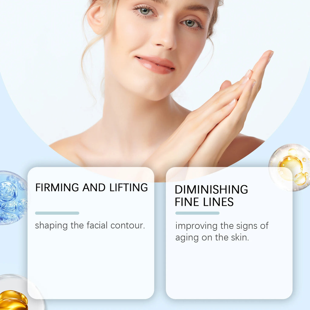 Firming Face Mask Anti Wrinkle Fade Fine Line Eliminate Double Chins Improve Sagging Moisturize Brighten Tightening Facial Mask Oasis Select