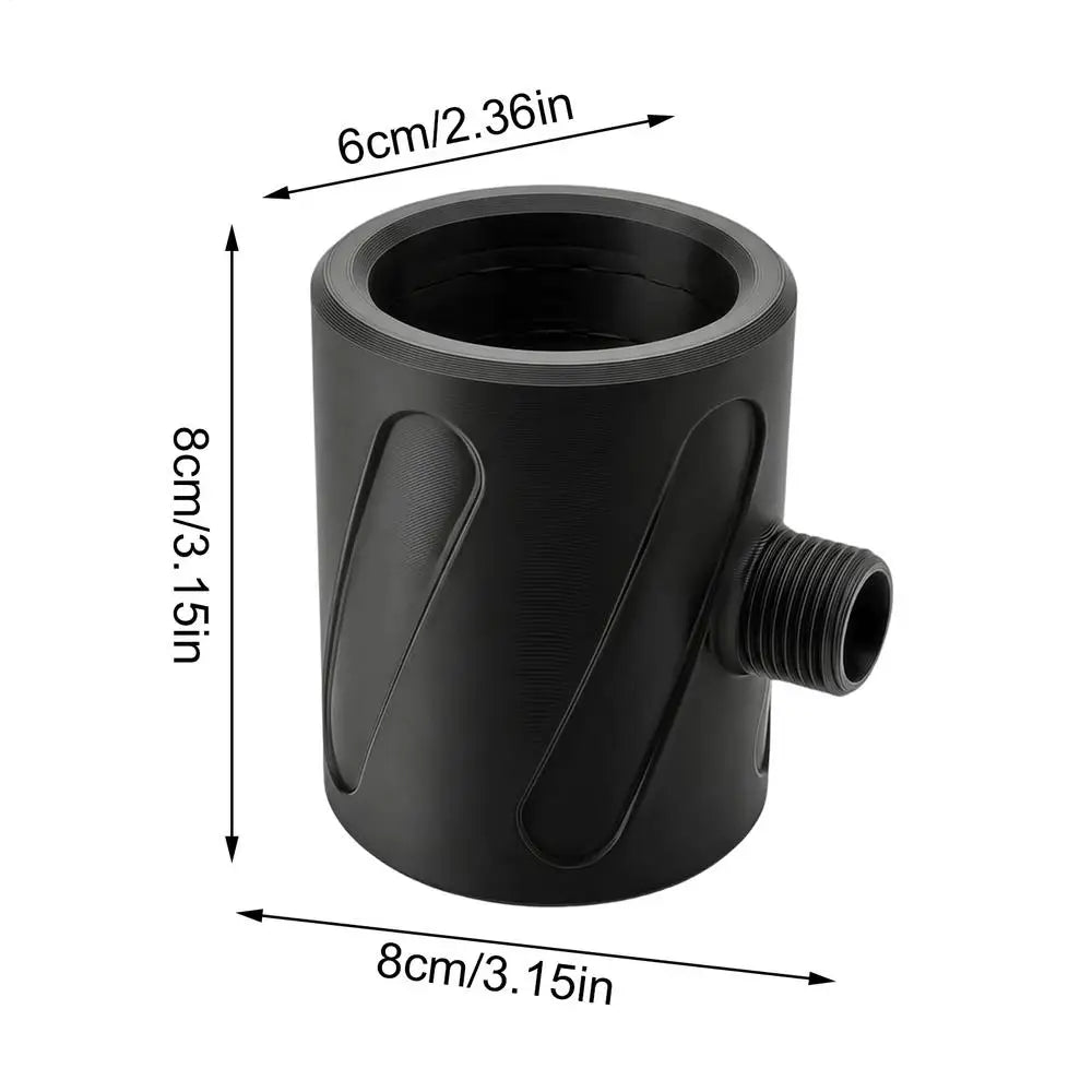 Men's Cleaning Shower Head High Pressure Wide Coverage Coarse Hole Handheld Shower Head Massager for Apartment Hotel Adults Oasis Select Black