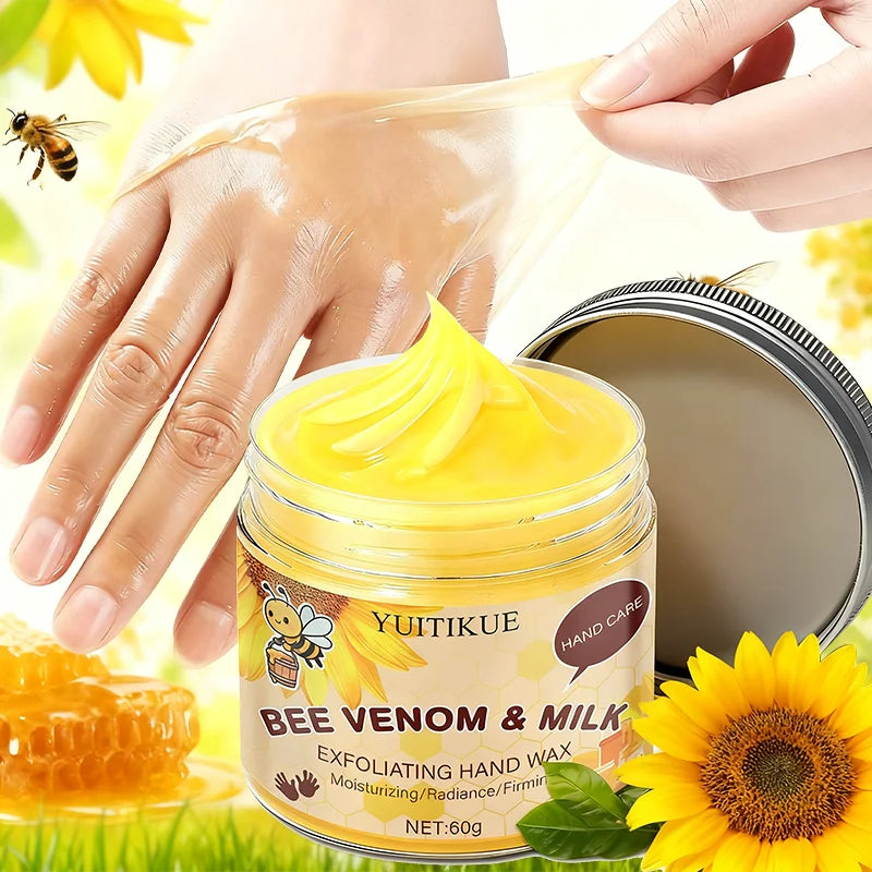 Bee Venom Milk Exfoliating Hand Wax Mask 60g – Firm & Hydrate