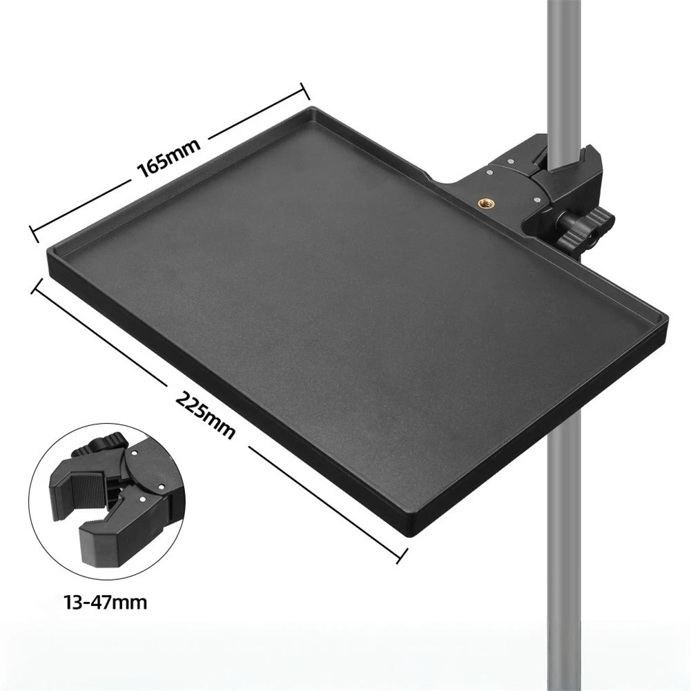 Meeting Rooms 22.5x16.5cm 8.85x6.5inch Microphone Stand Tray Compatible With Various Microphone Stands Microphone Stand Oasis Select