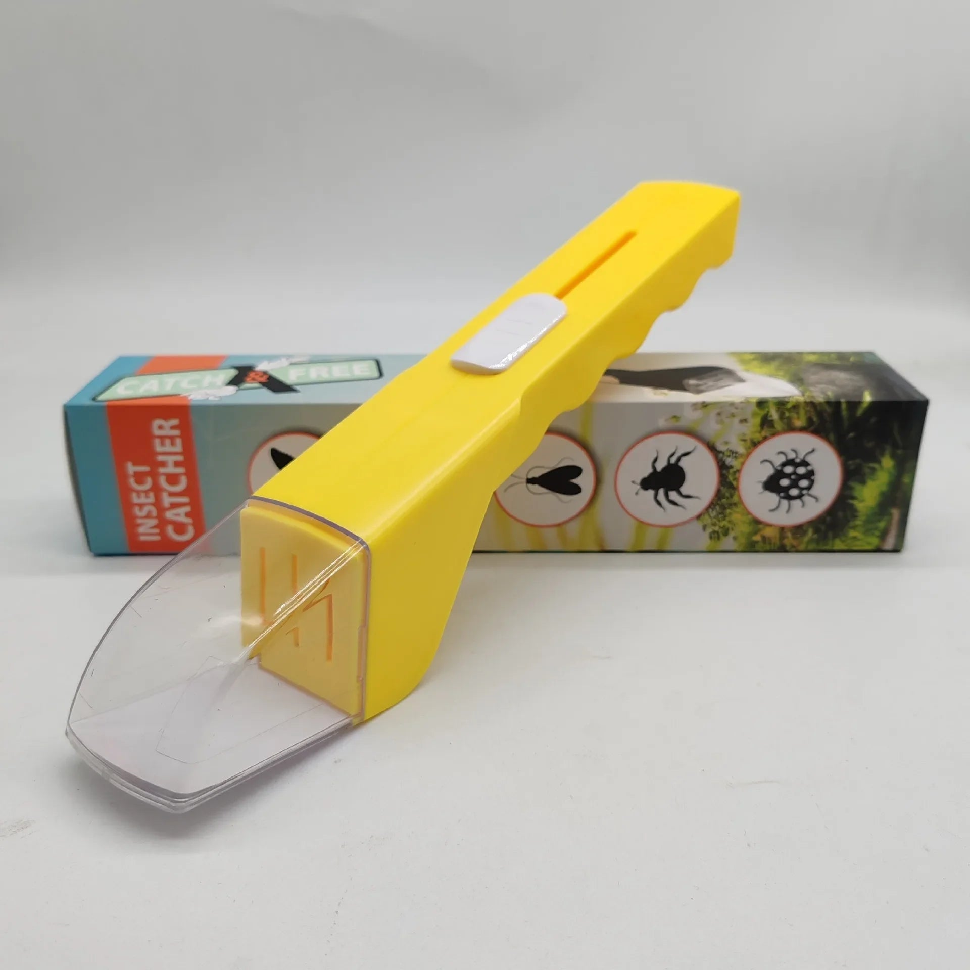 Handheld Insect Catcher for Efficient Spider, Bee, and Insect Trapping at Home Oasis Select BC-Yellow