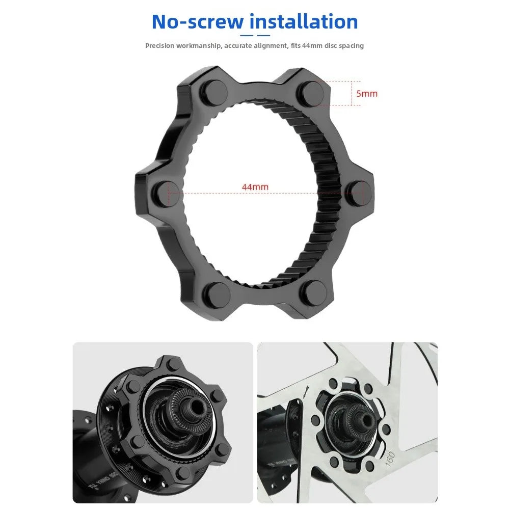 Centerlock To 6 Bolt Disc Brake Adapter 6061 Aluminum Hub Converter For Mountain Road Bike Cycling Parts Black Multicolor Oasis Select