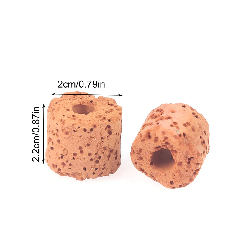 10Pcs Plant Ring Aquarium Fixed Watertank Filter Weightsholder Plants Fixing Tool Aquatic Media Pottery Gravityceramic Rings Oasis Select 1set