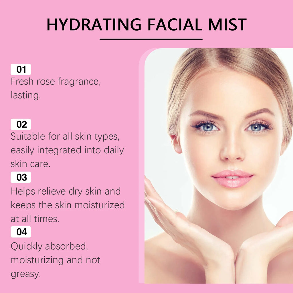 Hoygi Rose Facial Spray – Hydrate, Tone & Minimize Pores