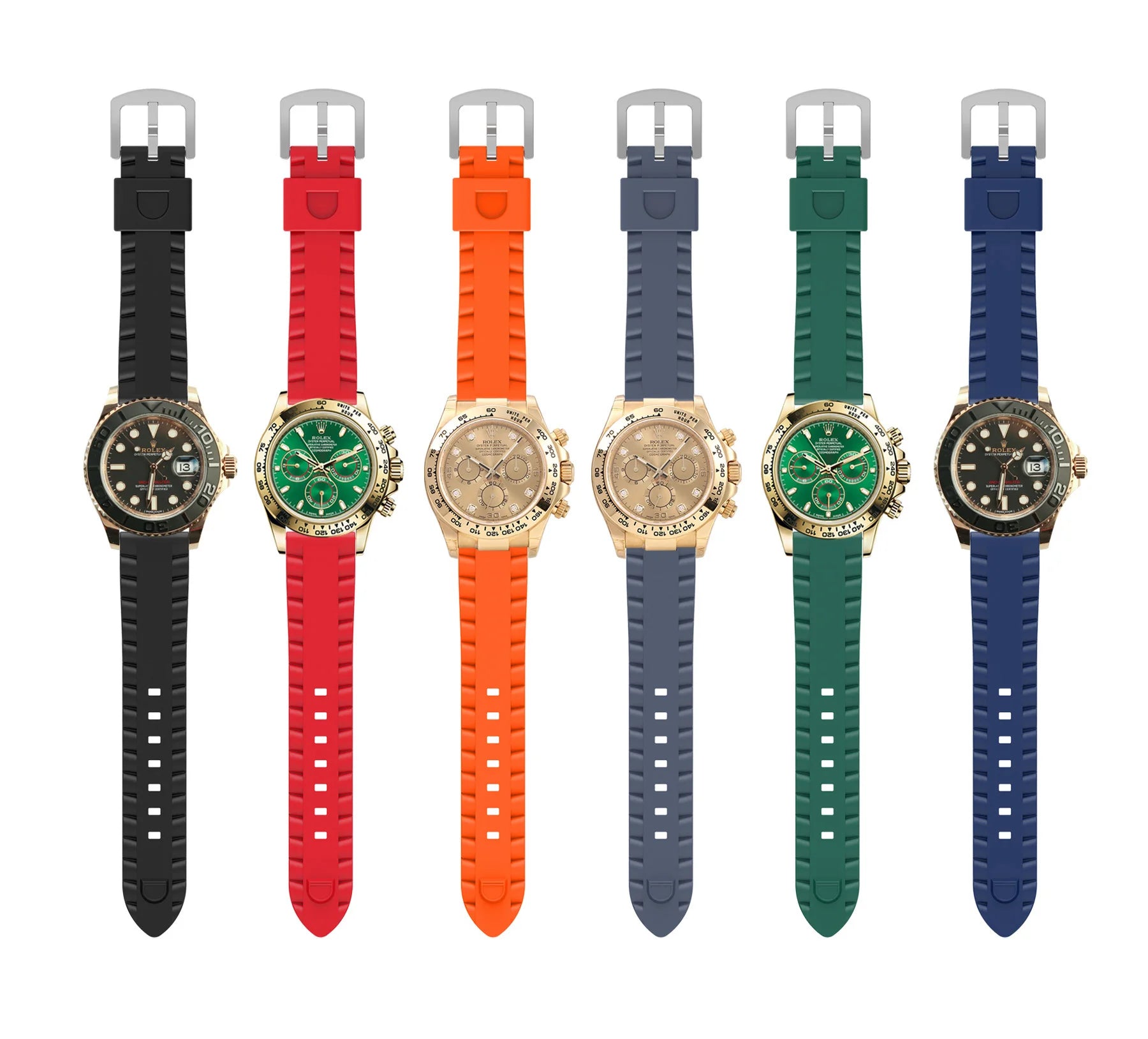 24mm Silicone Watch Band for Suunto 7, 9 Baro & Spartan Silicone Watch Band Oasis Select