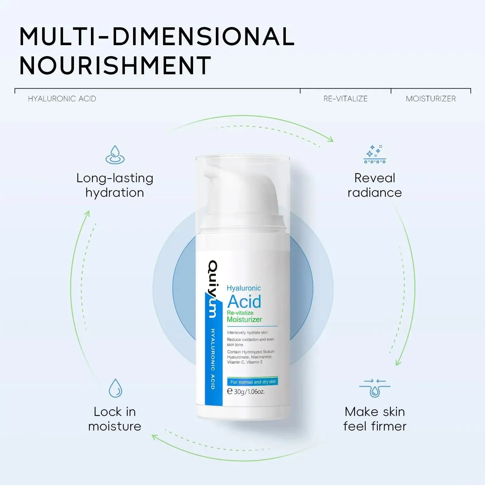 LAIKOU Hyaluronic Acid Face Cream – Hydrating & Brightening