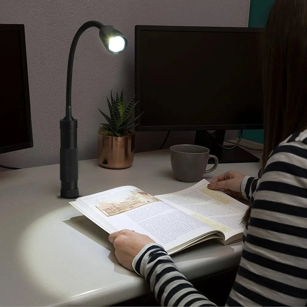 SHINEKNOT Telescopic LED Work Light | Magnetic 360° Flex Neck