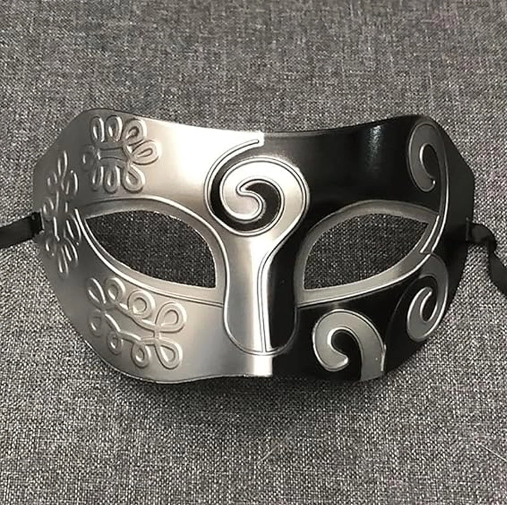 Venetian Half-Face Masquerade Mask | Vintage Sequined Costume