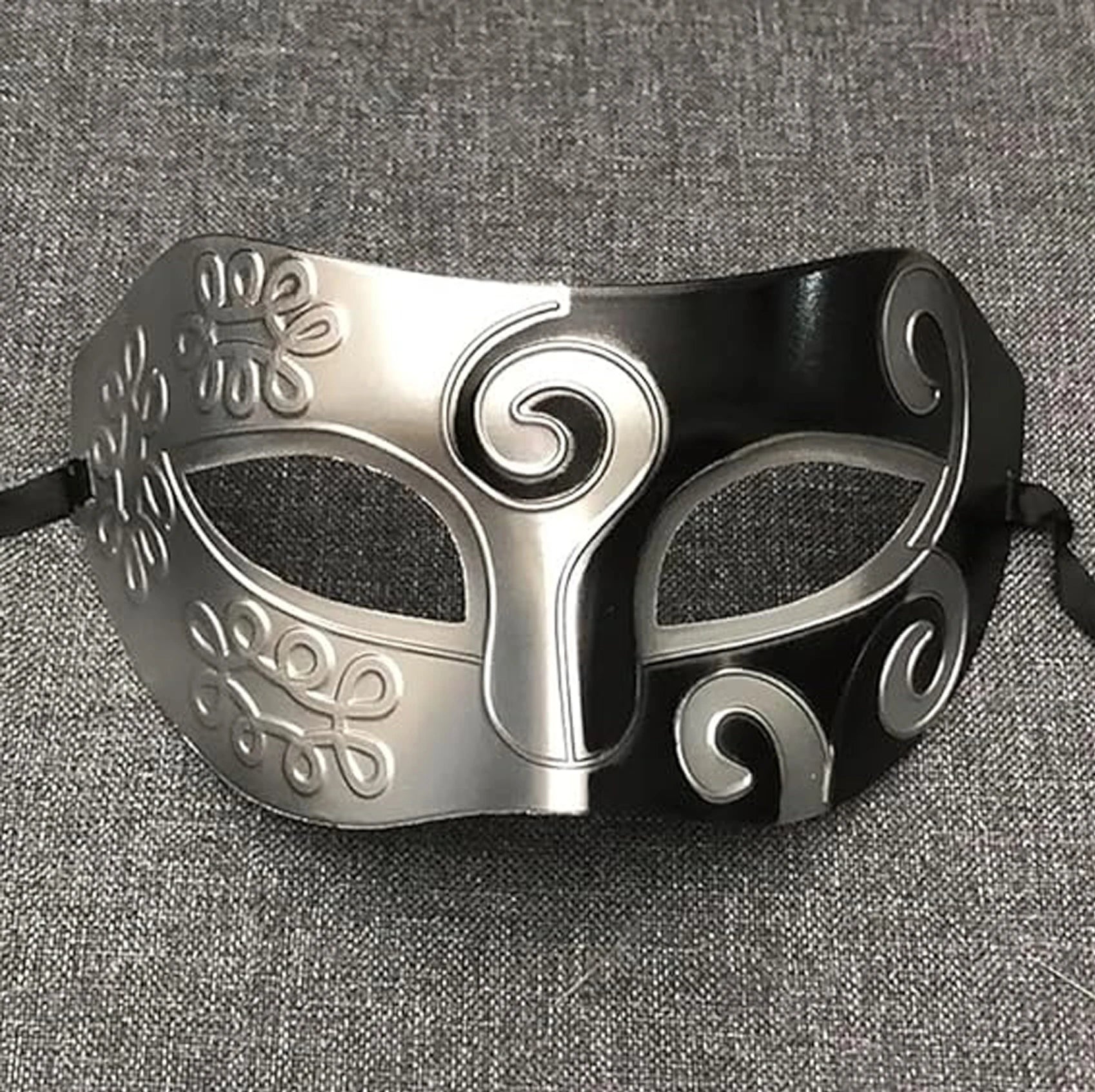 Venetian Half-Face Masquerade Mask | Vintage Sequined Costume