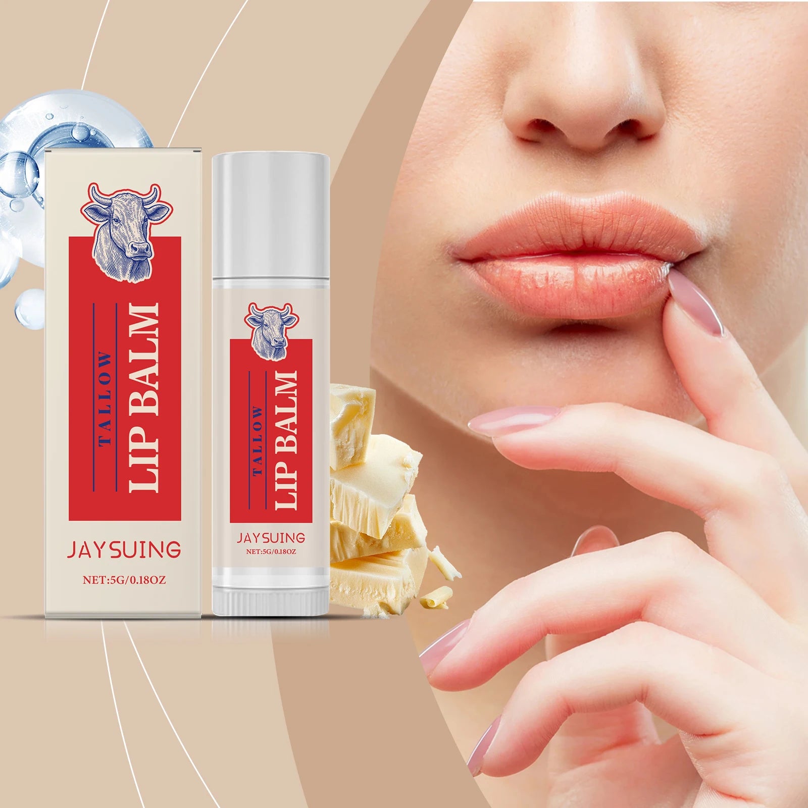 Moisturizing Lip Balm Repair Fine Lines Improve Dryness Exfoliating Remove Dark Anti-Cracking Repairing Hydrating Lip Treatment Oasis Select