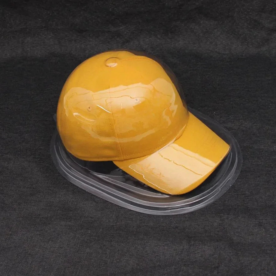 Innovation Baseball Cap Duck Tongue Hat Transparent Box Anti-Deformation Display Stand Can Hang Storage Cap Support Dust Cover Oasis Select 1Pcs Curved