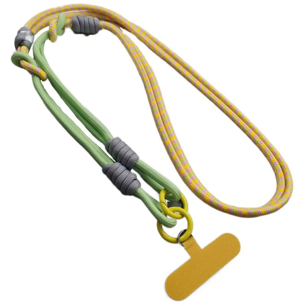 Anti Winding Mobile Phone Lanyard Neck Hanging Detachable Crossbody Phone Strap Bold Anti-Lost Mobile Phone Rope Chain Oasis Select Style 2