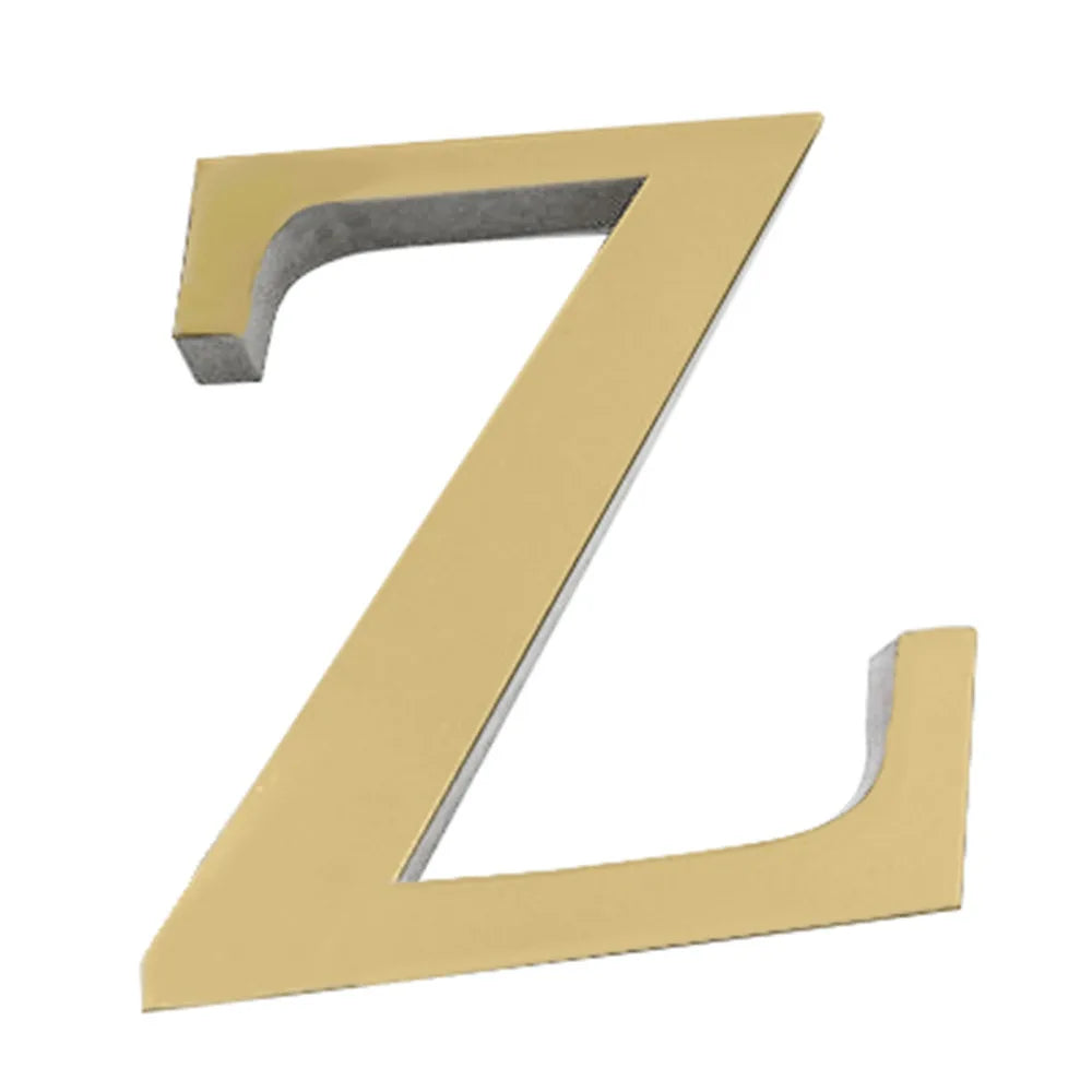 DIY 3D Mirror 26 Letters Wall Stickers Logo Name Alphabet Wedding Love Letters English Wall Home Decor Wall Art Mural Stickers Oasis Select