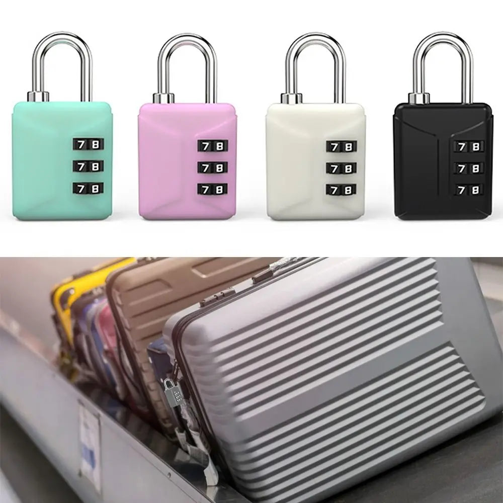 Backpack Zipper Lock Mini Password Padlock Trolley Case Password Lock Student Dormitory Cabinet Password Lock Oasis Select