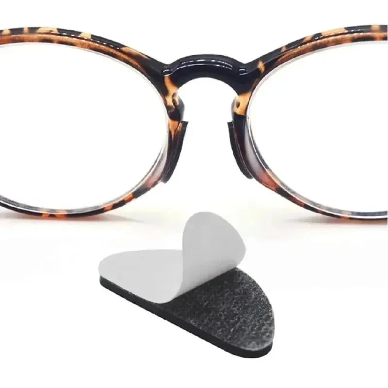 10/20/30/40pcs Eyeglasses Anti Slip Nose Pads Soft Silicone Adhesive Glasses Nose Pads For Plastic Frame Glasses Sunglasse Oasis Select