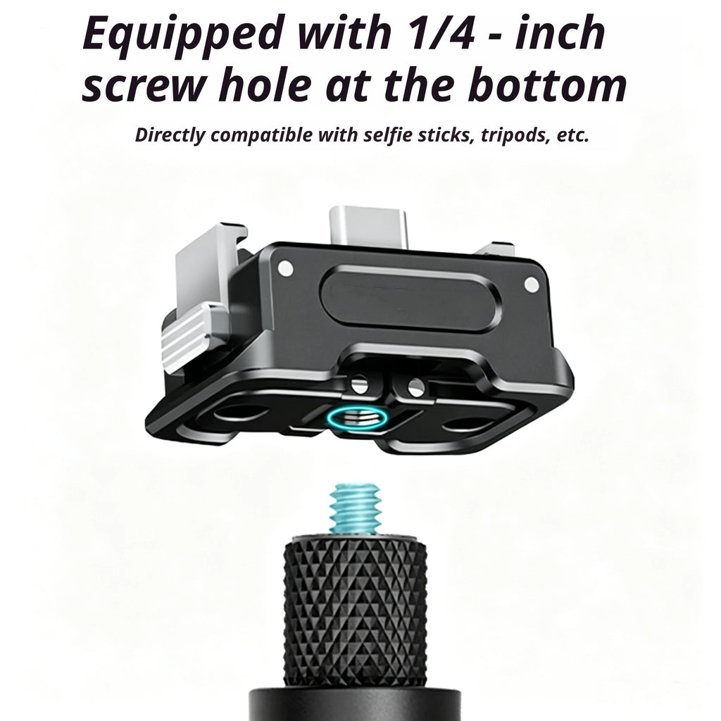 Aluminum Charging Base for DJI Osmo Pocket 3/4 | Type-C Dock