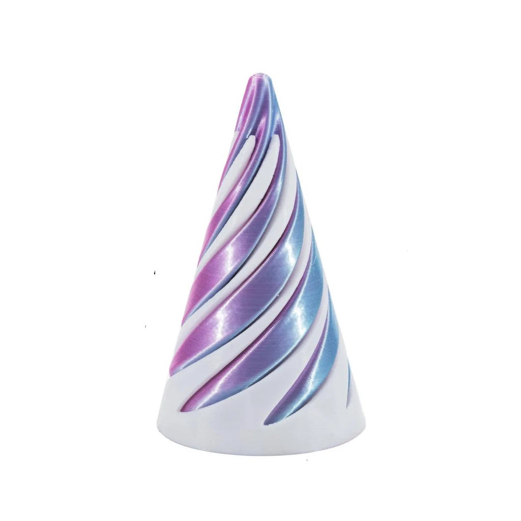 3D Printing Decompression Spinning Toy Through Pyramid Toy Spiral Cone Helix Screw Passthrough Sculpture Decor Toy Oasis Select 09