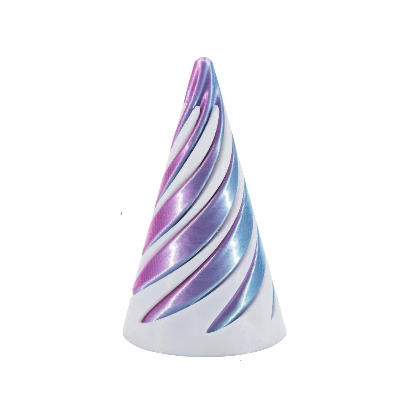 3D Printing Decompression Spinning Toy Through Pyramid Toy Spiral Cone Helix Screw Passthrough Sculpture Decor Toy Oasis Select 09