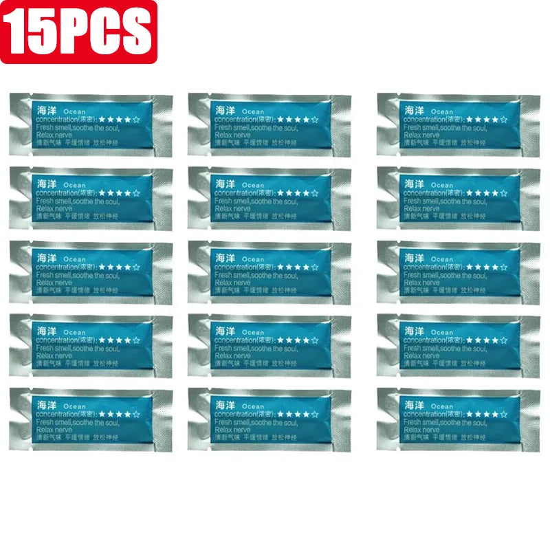 5/10/15PCS Car Air Vent Clip Freshener Perfume Aroma Sticks Car Air Fresheners Refills Car Air Freshener Supplement Oasis Select Ocean-15pcs