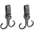 Double Hook Baby Stroller Hanger – 360° Rotation Organizer Stroller Hook Hanger Oasis Select 2pc