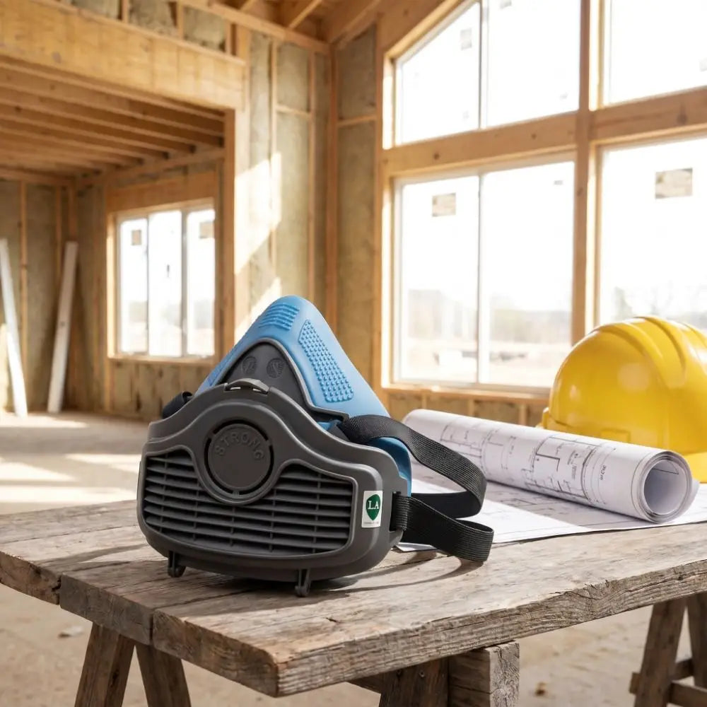 Silicone Material Silicone Dustproof Half Gas Mask Replaceable Filter Self-Priming Filter Dust Face Mask Protective Safety Oasis Select