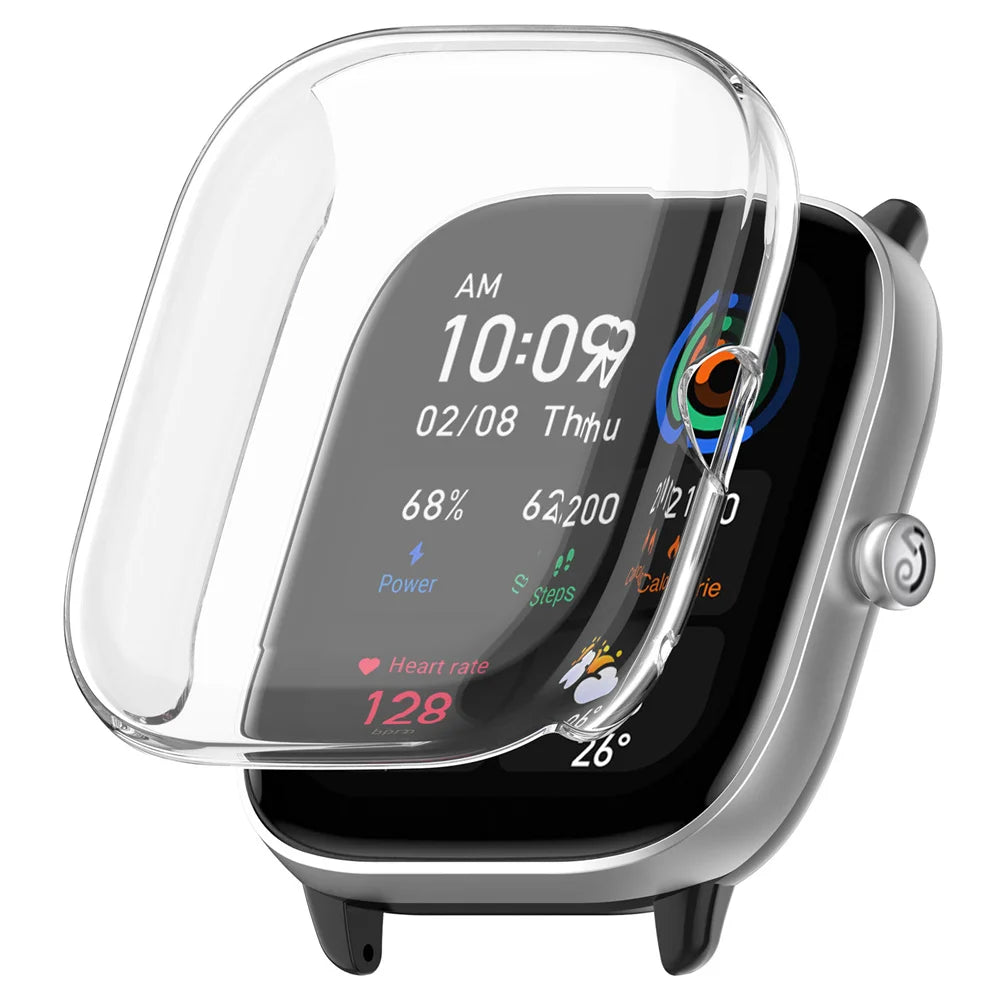 TPU Case & Screen Protector for Amazfit GTS 4 Mini Smartwatch Case Oasis Select