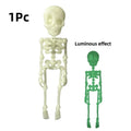 1Pc Magnetic Poseable Skull Fridge Magnet Funny Halloween Gift Easter Kitchen & Dining Decor Home Accessory, Quirky Decor Oasis Select 1Pc style1-1