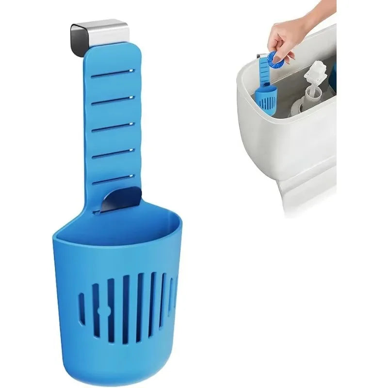 Toilet Solid Dispenser Tank Replacement Part | Plastic, Glam Style, Contemporary Style, No Electricity Needed, Convenient a Oasis Select blue 1