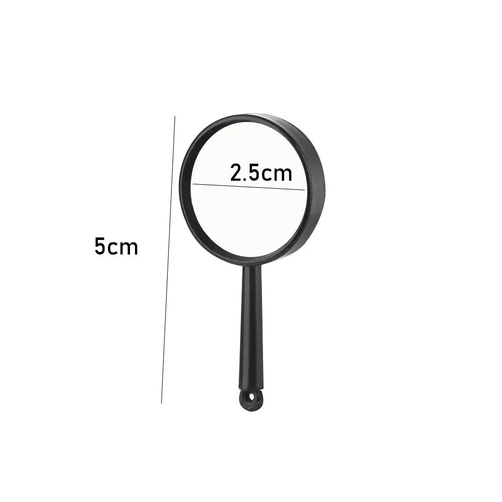 1/5/10pcs 5X Magnifying Loupe Reading Glass Lens Magnifier 25mm Hand Held Educational Tool Oasis Select