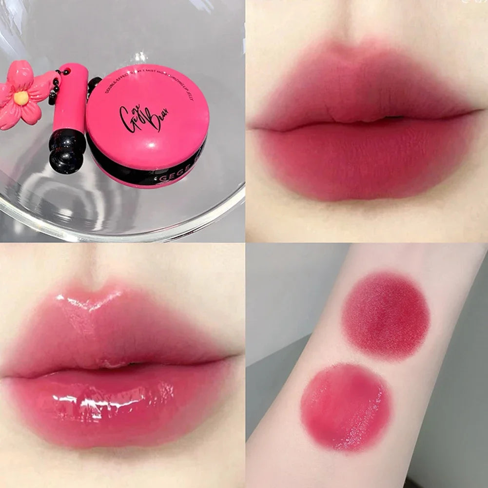 Dual Effect Velvet Matte & Glossy Pendant Lip Glaze, Hydrating Moisture, Perfect for Layering, Brightening Lip Color Oasis Select