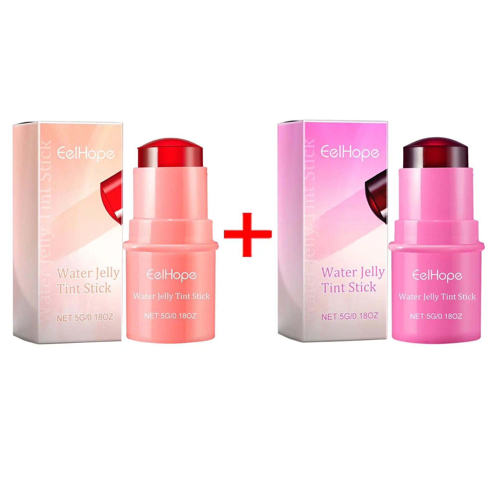 Eelhope 3-in-1 Milk Jelly Tint Blush & Lip Stick | Matte Finish Blush & Lip Tint Stick Oasis Select A and D