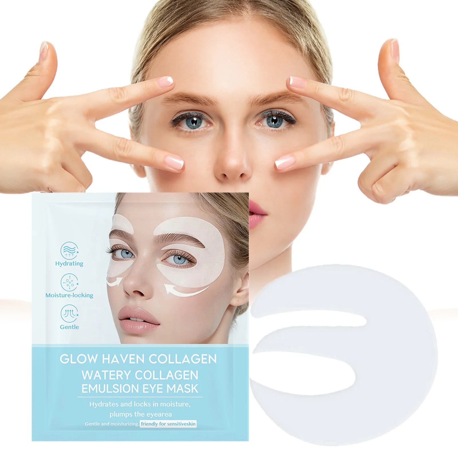 Hoygi Collagen Under Eye Patches – Anti-Wrinkle & Dark Circles Under Eye Mask Oasis Select