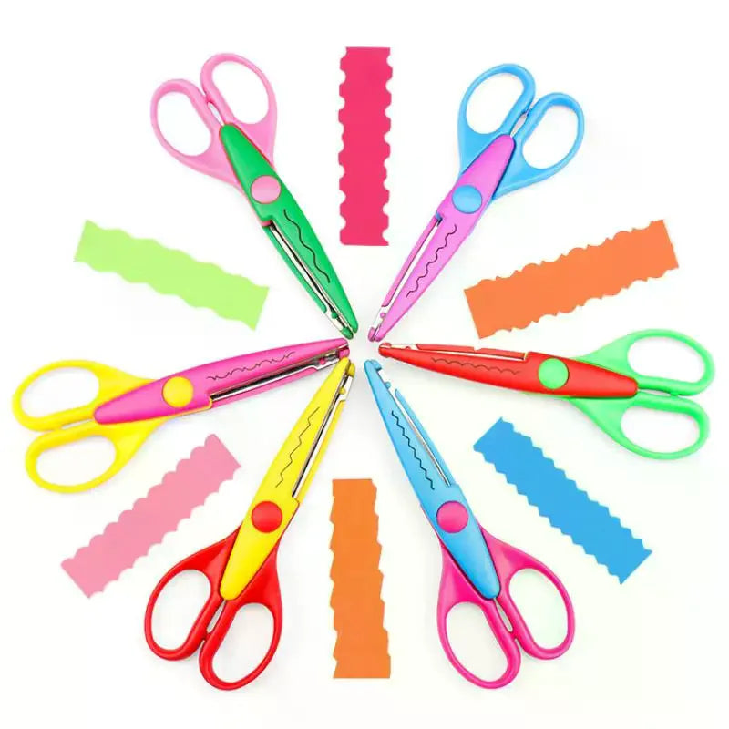 Wavy Lace Edge Scissors for Kids, Scrapbooking & Crafts