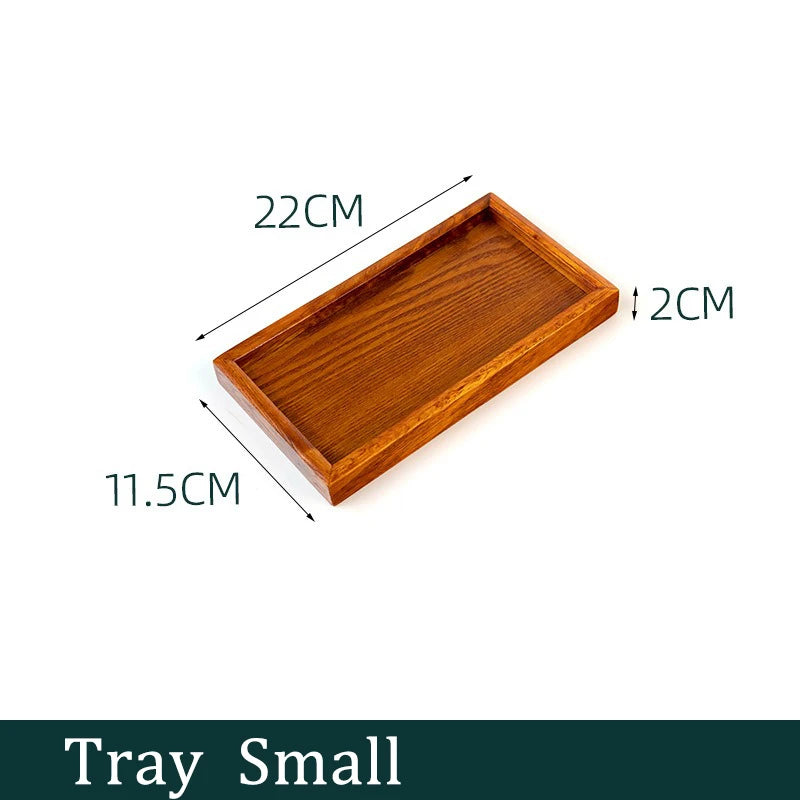 Wooden Seasoning Jar Creative Kitchen Retro Salt Sugar Pot Seasoning Storage Jar With Lid Spoon Wooden Tray Storage Containers Oasis Select small tray