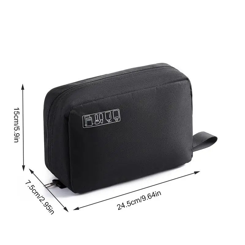 Travel Wet And Dry Separation Toiletry Bag Business Trip Shower Portable Hanging Cosmetic Bag Storage Pouch Folding Makeup Bag Oasis Select