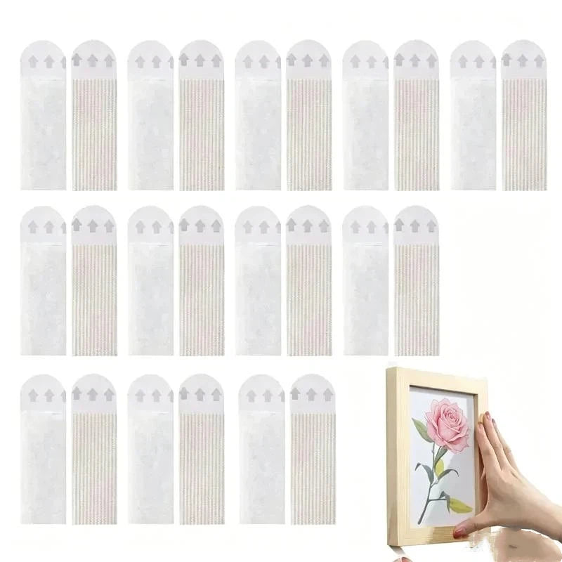 Heavy Duty Removable Double-Sided Mounting Strips 4/12 Pack