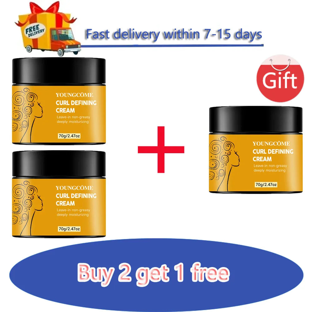 Curl Defining Cream – Volumizing, Frizz Control & Nourishing
