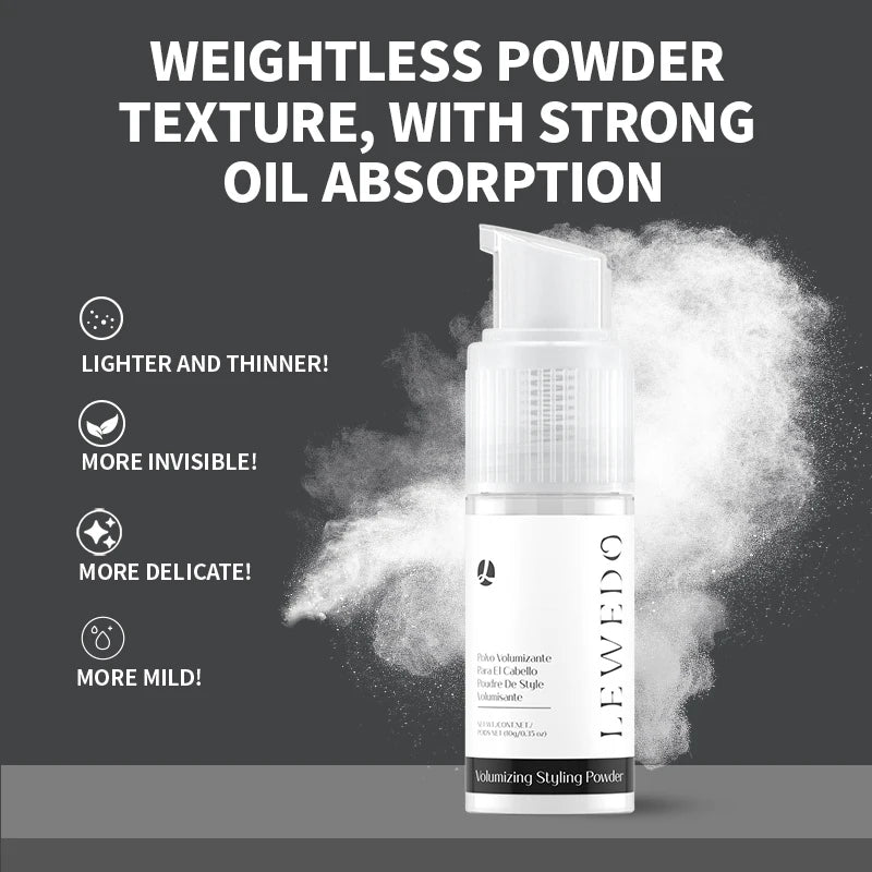 Lewedo Hair Styling Powder – Volume & Texture Hold Unisex