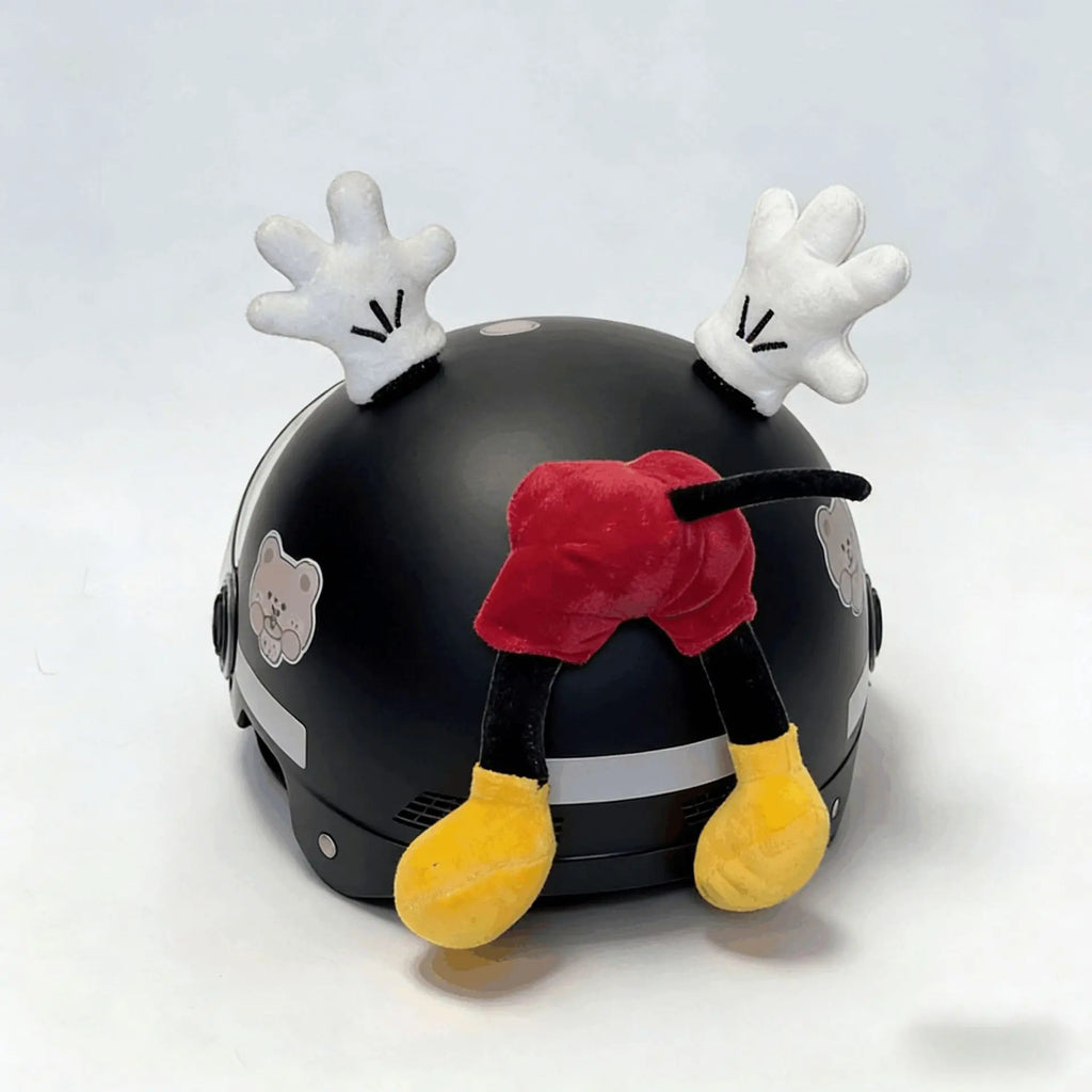 Helmet Decoration Doll Mouse Ears Butt Decoration Cute Doll Motorcycle Helmet Decoration Oasis Select 3pcs