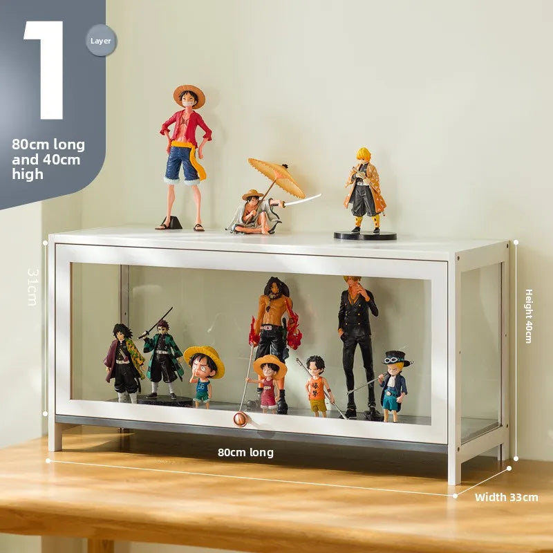 Figure display cabinet Floor-to-ceiling simple modern living room Layered shelves Household lockers Blind box display cabinet Oasis Select One door 80