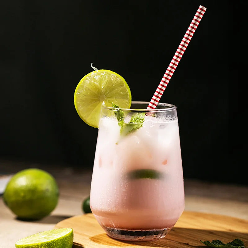 4pcs Crystal Water Cup, Highball Glass, Transparent Glass Cup, Beer, Juice, Mojito, Kitchen and Bar Cocktail Glass Cup, Gift Oasis Select