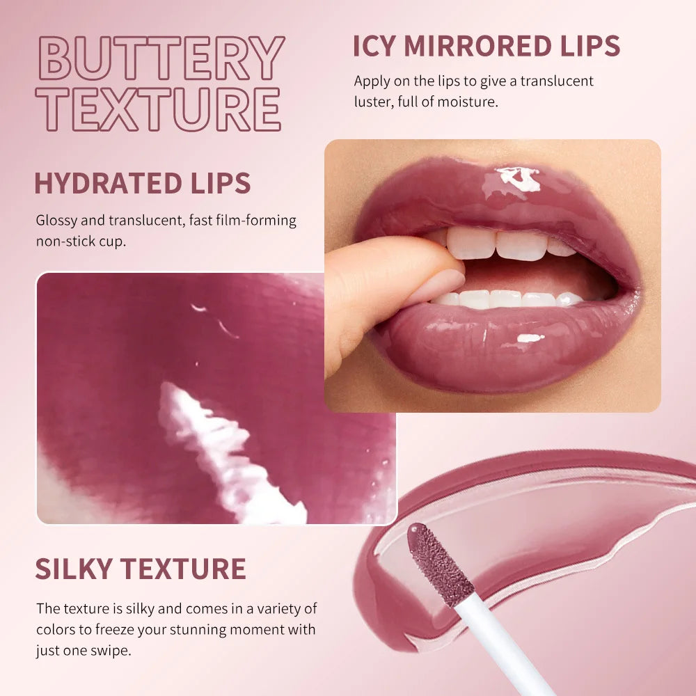 Lakerain Lip Plumping Butter Gloss – 13 Shades | Moisturizing Lip Plumping Gloss Oasis Select