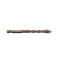 JUSTINLAU Cross Hex Tile Bits Glass Ceramic Concrete Hole Opener Alloy Triangle Drill Size 3/4/5/6/8/10/12 mm Oasis Select Brown 8mm