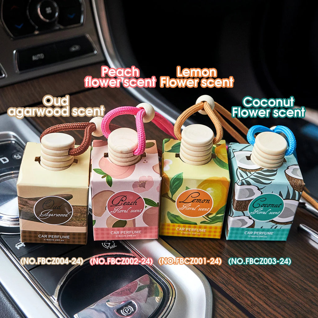 4-Pack Woody Car Air Freshener – Long-Lasting Scent | FORMBO Car Air Freshener Oasis Select 4pcs