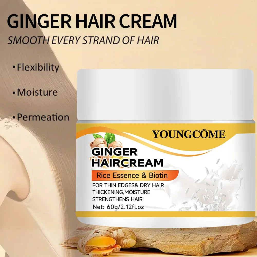 YOUNGCOME Ginger Hair Cream – Strengthening Scalp Serum