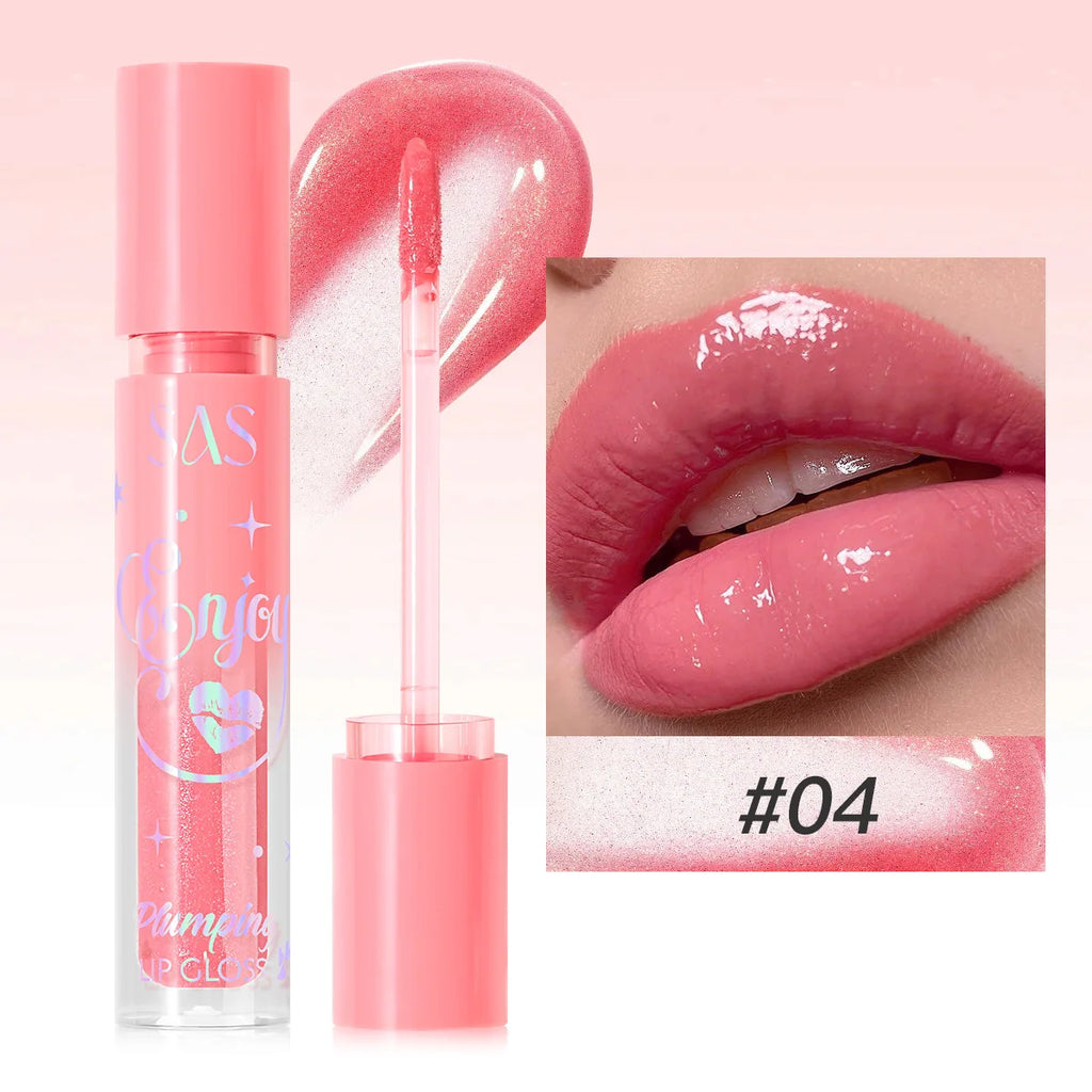 Pearlescent Plumping Lip Gloss – Glittery, Waterproof & Hydrating