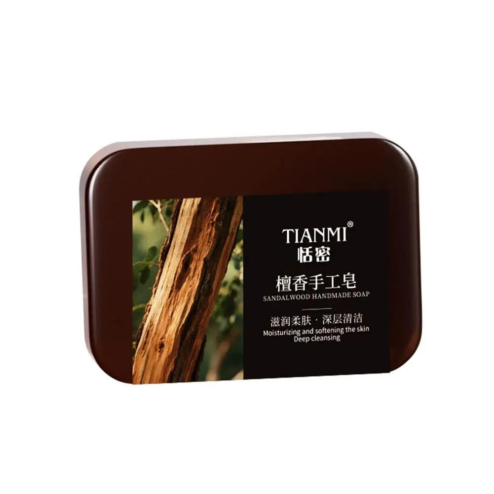 Men's Sandalwood Handmade Soap, three-in-one, Cleansing Soap cleanses face, hair, bathes the whole body, moisturizes1/3/6PCS Oasis Select 1pcs