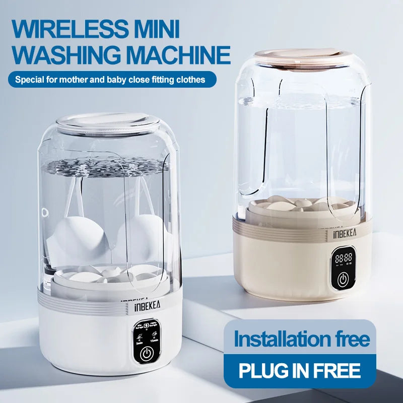 Portable Mini Washing Machine USB Wireless Laundry Cup | URGGU