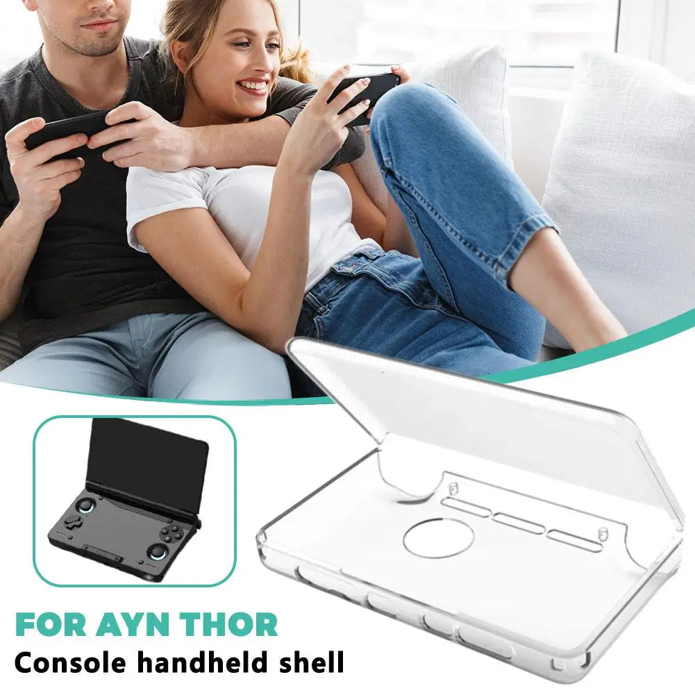 Clear Protective Case for AYN THOR Dual-Screen Flip Console Console Protective Case Oasis Select